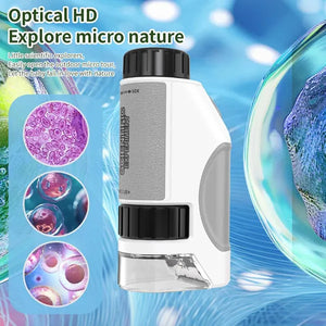 Kids 50X-300X Handheld Microscope | Portable Science STEM Toy – main product view