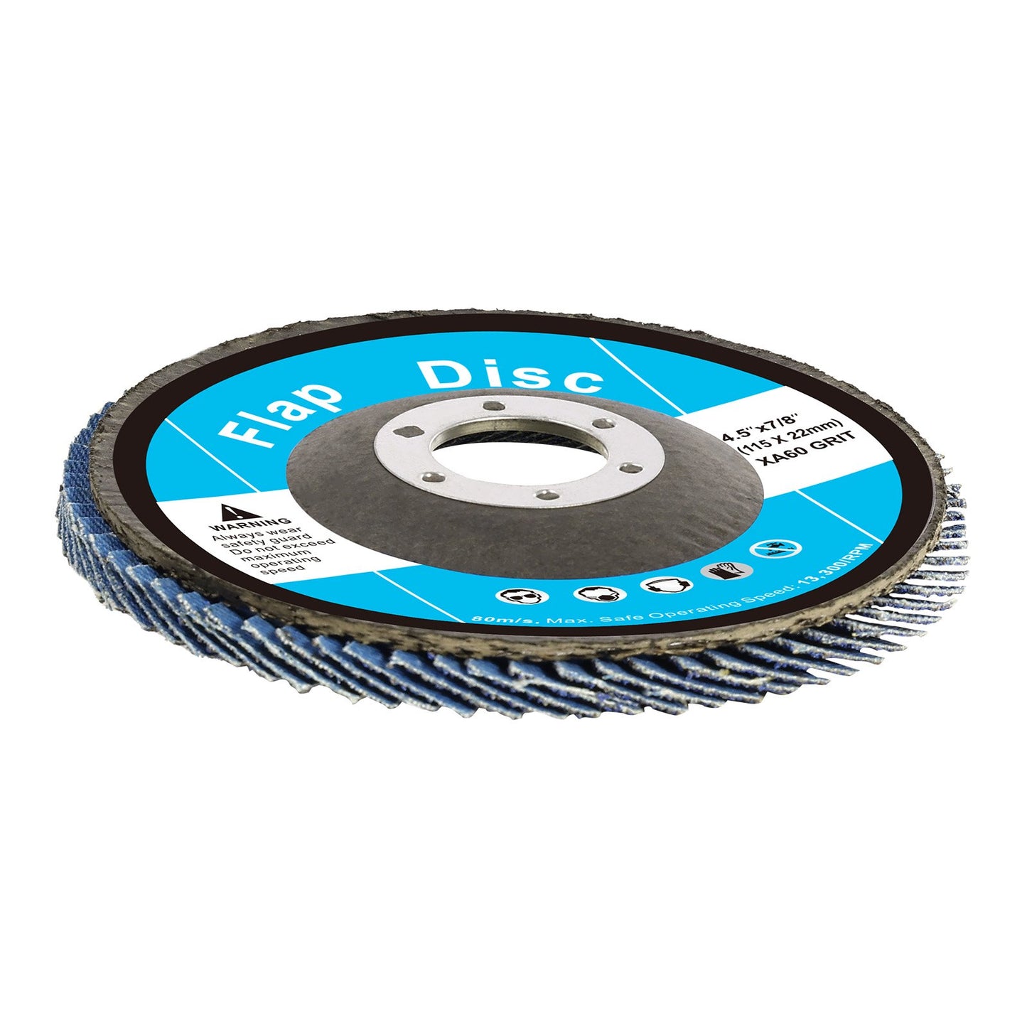 60-Grit Flap Sanding Discs 10 Pack – additional product view 7