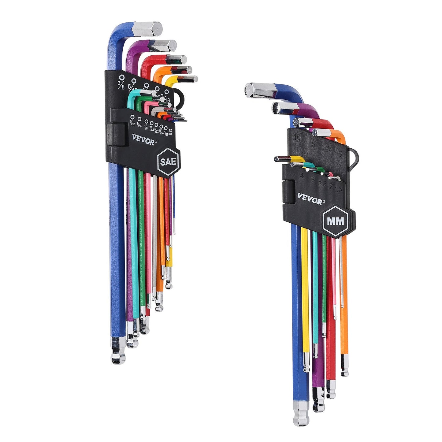 22-Piece SAE and Metric Hex Key Set – product presentation
