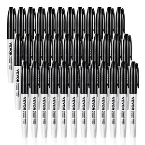 36-Pack Black Permanent Markers – main product view