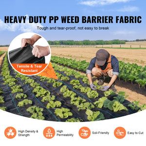 Heavy Duty Weed Barrier Fabric 3 x 50 ft – main product view