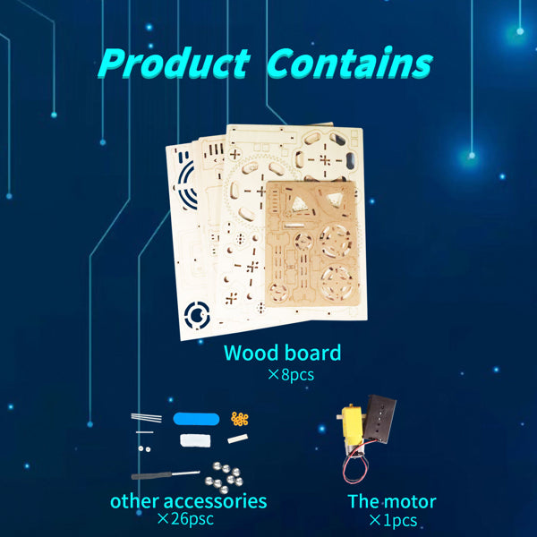 3D Wooden Whale Music Box Puzzle | Handmade DIY Model Kit – additional product view