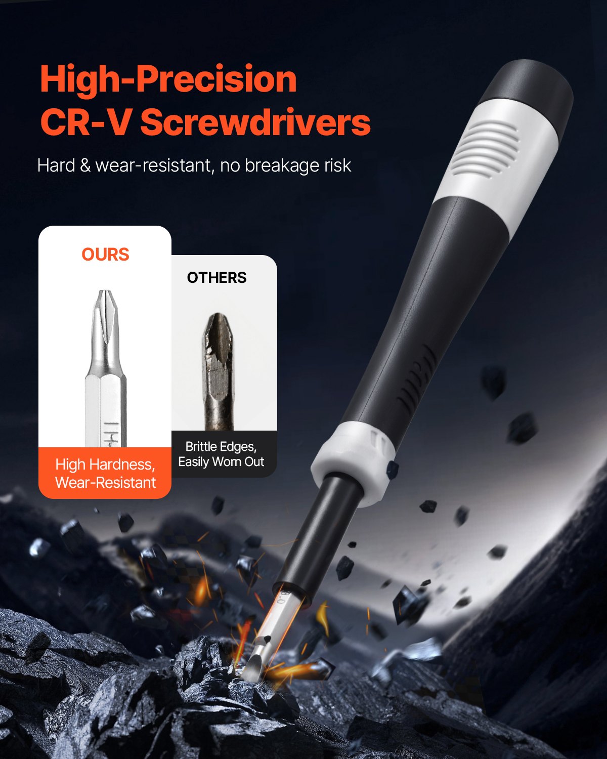 59-Piece Precision Screwdriver Set – alternate angle