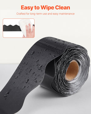 65.6 ft Black Scalloped Bulletin Board Border – main product view