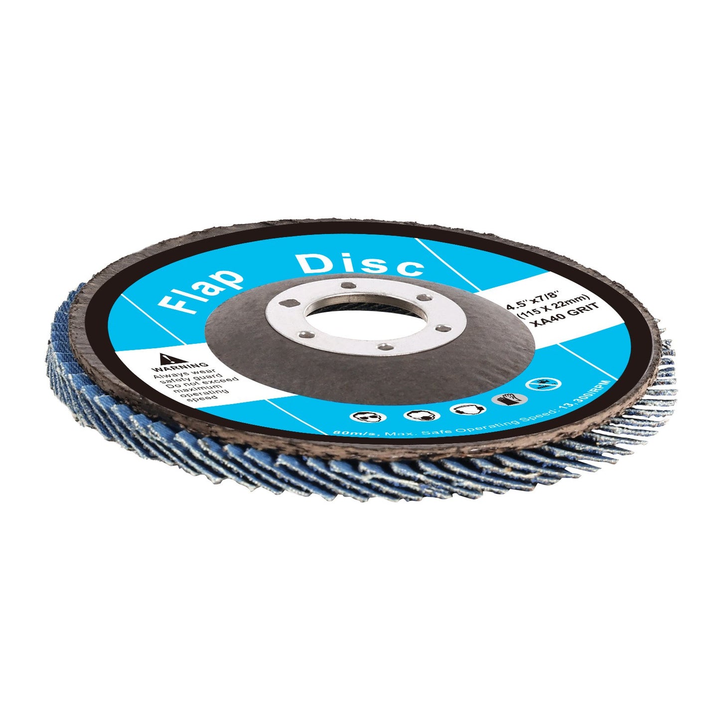 40-Grit Flap Sanding Discs 10 Pack – additional product view 8