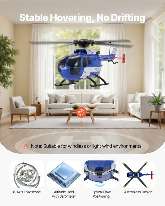 RC Helicopter for Beginners – 2.4GHz Gyro Stabilized Altitude Hold – alternate product view