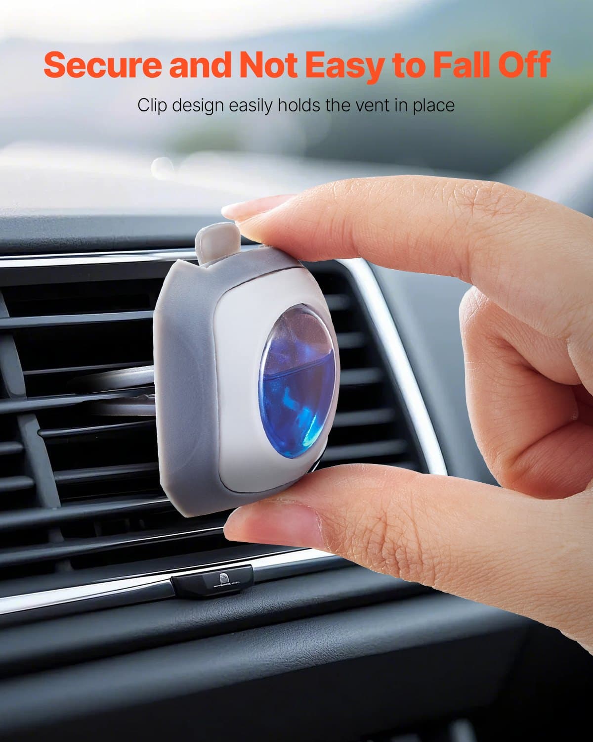 Car Air Freshener Pack, 6 Pack New Car Scent AC Vent Clip, 30-Day Long-Lasting Adjustable Fragrance, Air Conditioner Vent Freshener