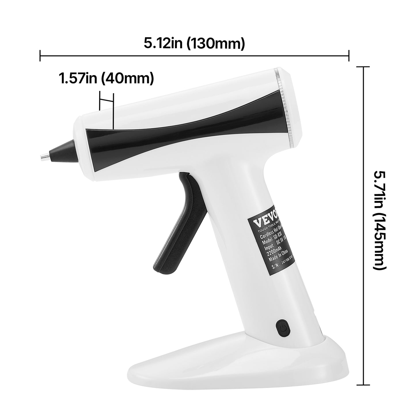 Cordless Hot Glue Gun Kit – additional product view