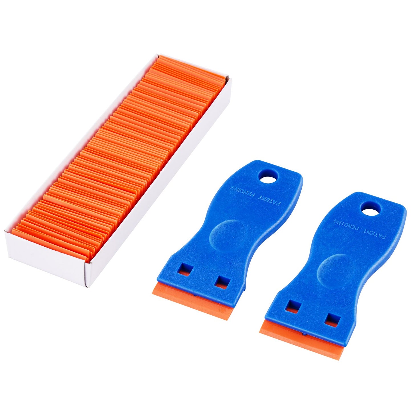 Plastic Razor Blade Scraper 2 Pack – alternate angle