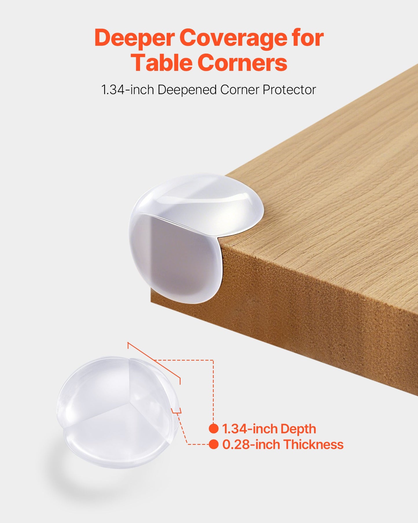 Clear Baby Corner Protectors 24 Pack – alternate product view