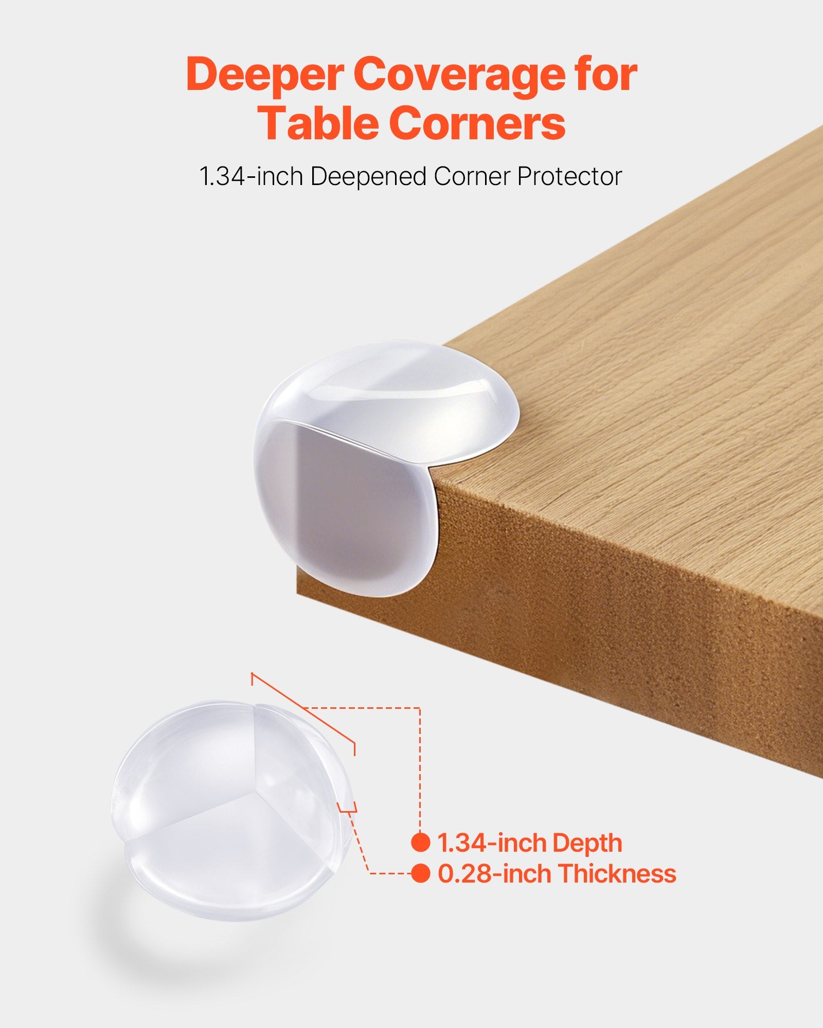 Clear Baby Corner Protectors 24 Pack – alternate product view