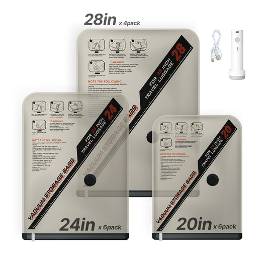 16-Pack Vacuum Storage Bags with Electric Pump & Charging Cable – main product view