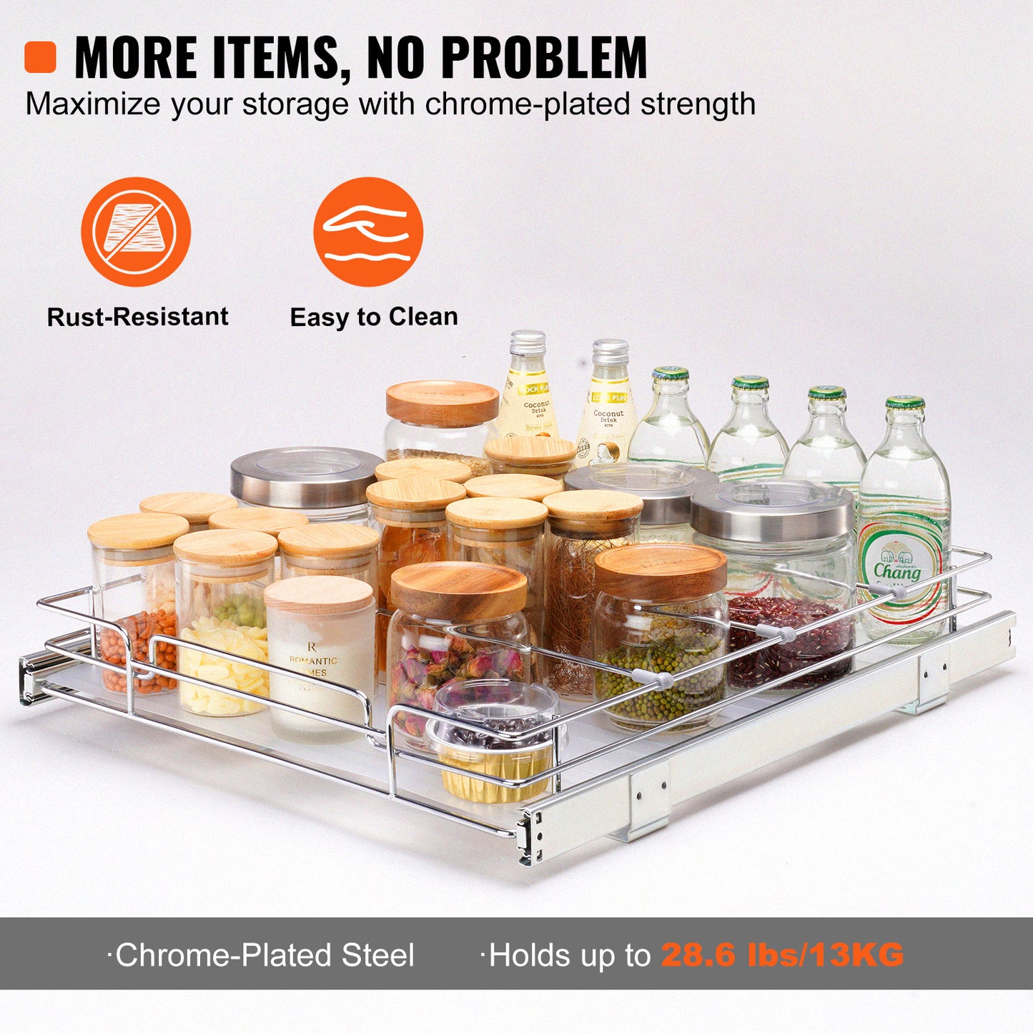 14 x 21 in Pull-Out Cabinet Organizer – alternate product view