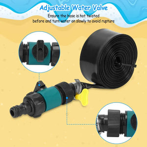 Kids Trampoline Sprinkler | Outdoor Water Play Summer Toy – main product view