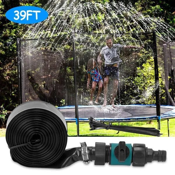 Kids Trampoline Sprinkler | Outdoor Water Play Summer Toy – feature detail view