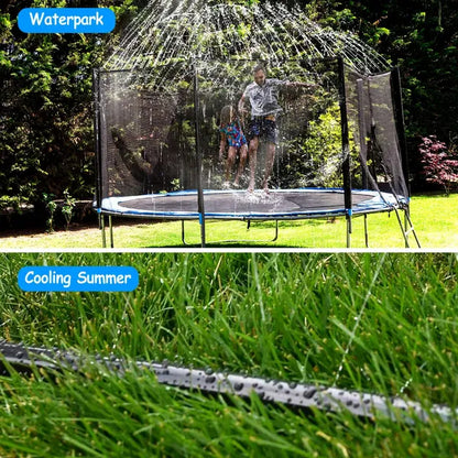 Kids Trampoline Sprinkler | Outdoor Water Play Summer Toy – additional product view 9