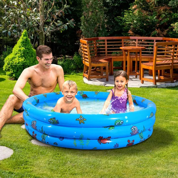 51 x 13 in Inflatable Family Pool | Foldable Kids Swim Pool – additional product view 7
