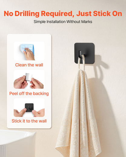 Self-Adhesive Wall Hooks 4 Pack – additional product view