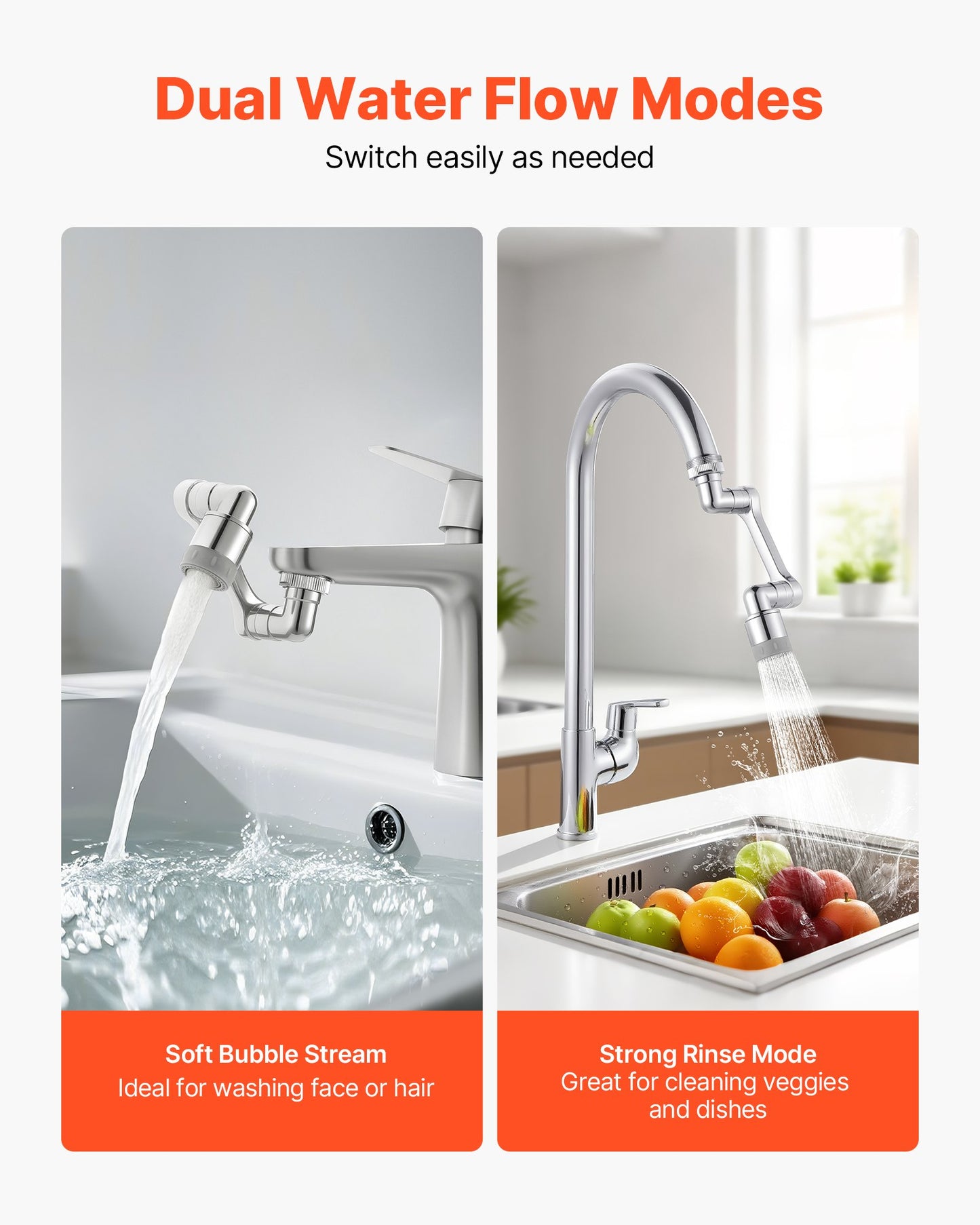 Universal Swivel Faucet Aerator Extension – product detail view