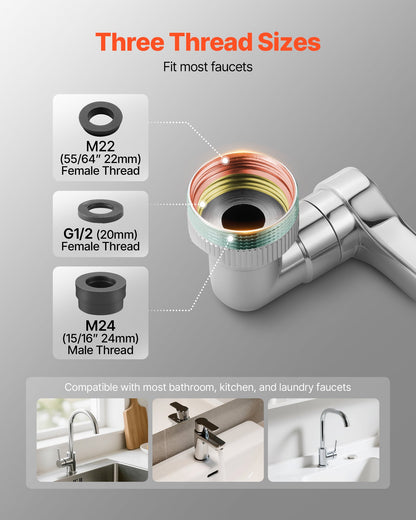Universal Swivel Faucet Aerator Extension – additional product view