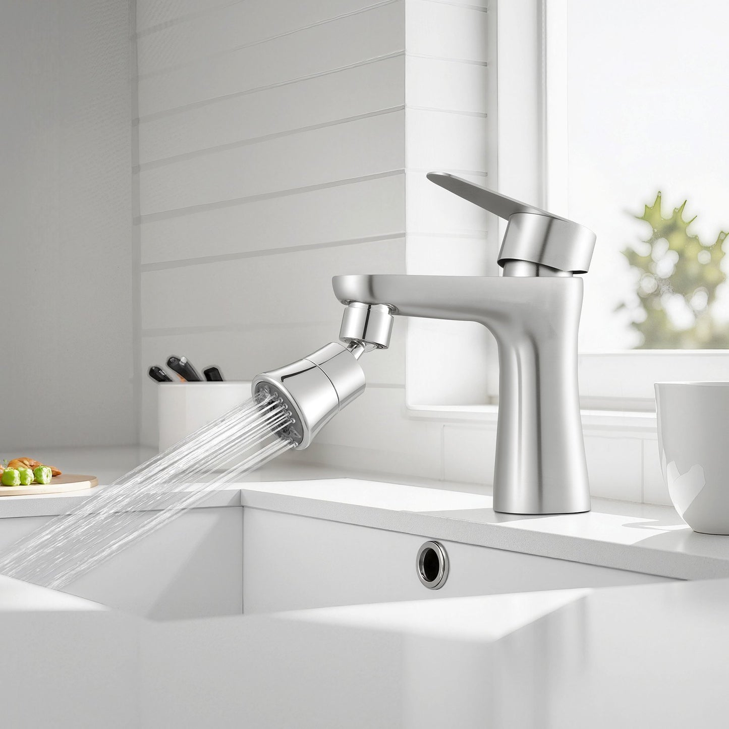 Swivel Kitchen Faucet Aerator with 5 Spray Modes – alternate product view