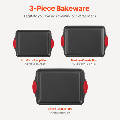 3-Piece Nonstick Baking Pan Set – alternate product view
