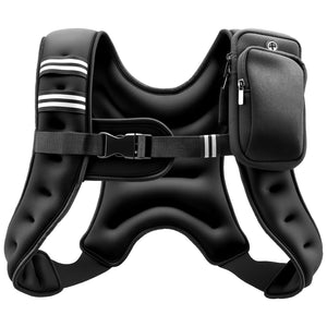 10 lb Weighted Vest for Training & Running with Reflective Stripe – main product view