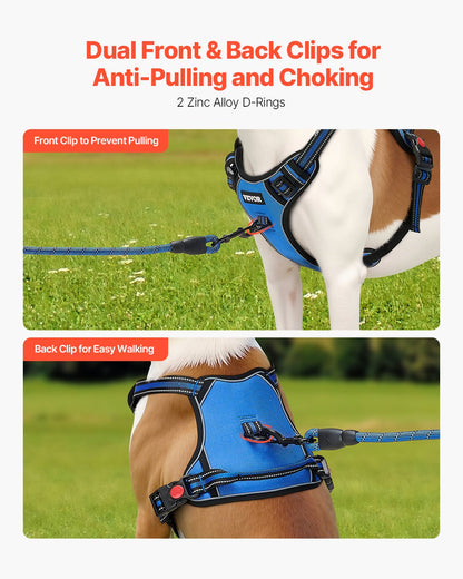 No-Pull Dog Harness with 5 ft Leash – alternate product view