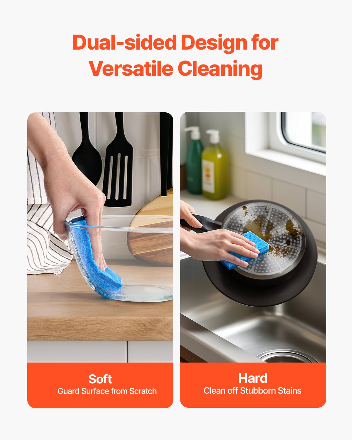 Kitchen Cleaning Sponges 12 Pack – alternate angle