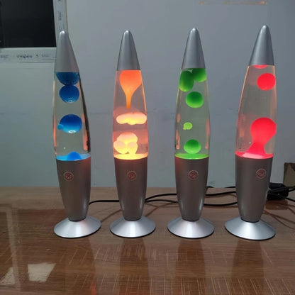 Modern Lava Lamp Motion Decorative Ambient Night Light Bedside Desk Table 110V