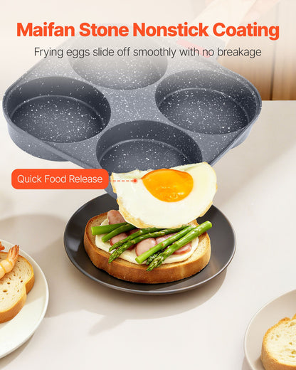 4-Cup Nonstick Egg Frying Pan – additional product view
