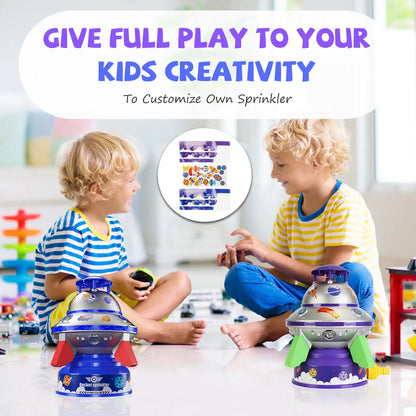 UFO Rocket Sprinkler with LED Lights | Adjustable Summer Toy – additional product view 10