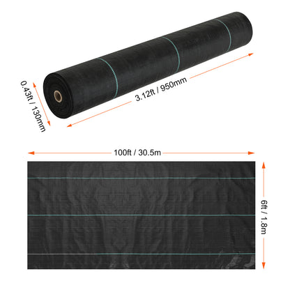 Heavy Duty Weed Barrier Fabric 3 x 50 ft – additional product view