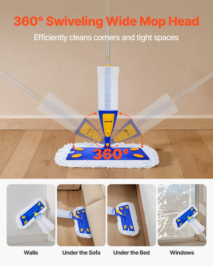 Spray Mop with 27 oz Refillable Tank and 3 Washable Pads – feature detail view