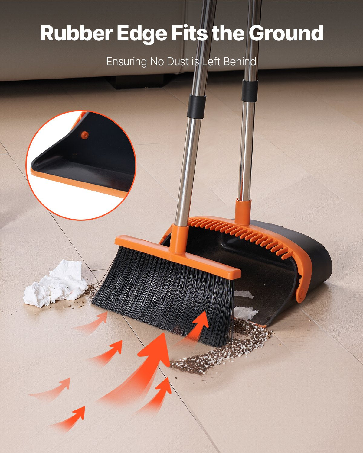 Heavy Duty Broom and Dustpan Set – alternate product view