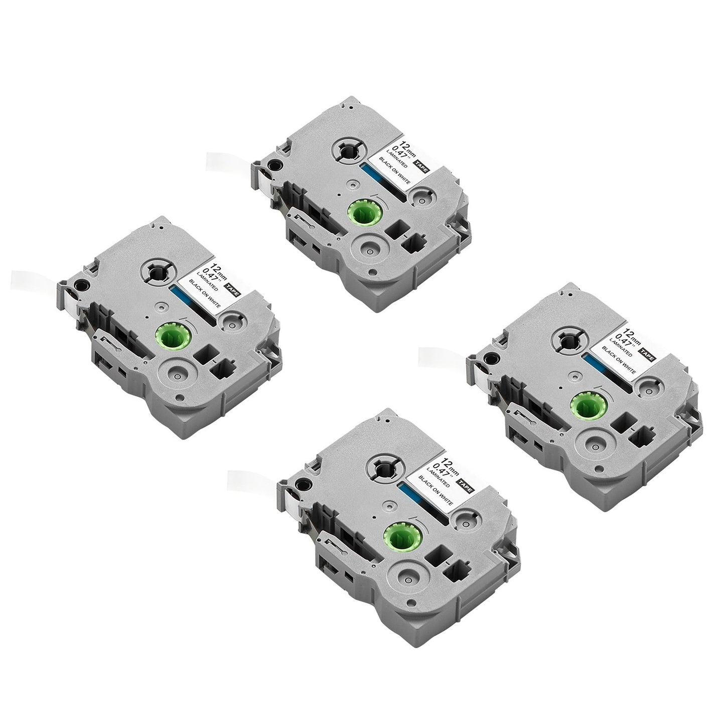 4-Pack 12mm Label Maker Tape – feature detail view