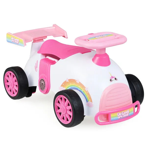 Kids Ride-On Sliding Car with Music | Unicorn Sit & Scoot Toy – main product view