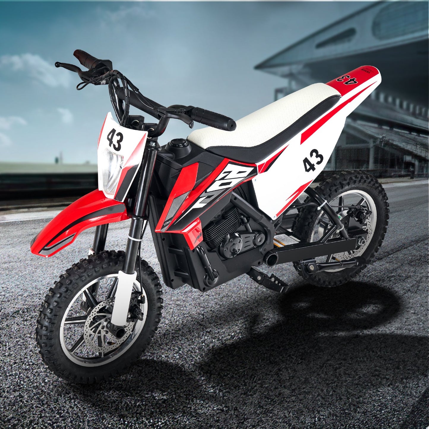 Kids Electric Dirt Bike | 36V Mini Motorcycle 15.5MPH – in-use product view 6