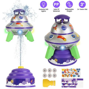 UFO Fountain Rocket Sprinkler | Outdoor Summer Water Toy – main product view