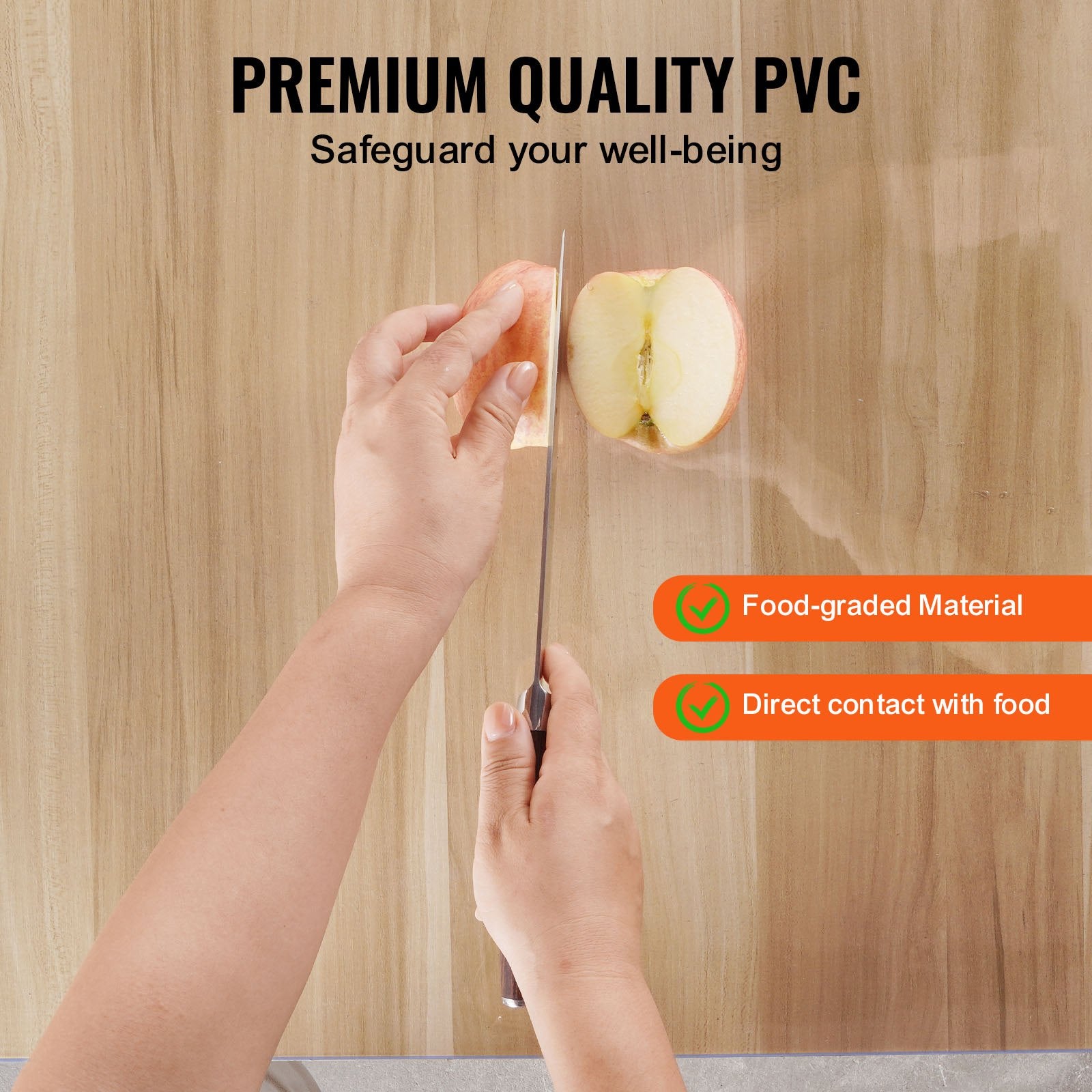 Clear PVC Desk and Table Protector 36 x 48 in – product detail view