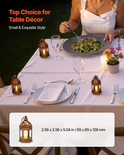 Decorative LED Candle Lanterns 12 Pack – product detail view