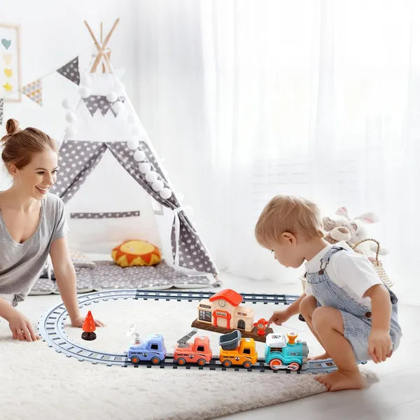 Electric Train Set with Smoke, Lights, Sound & Remote Control – additional product view 9