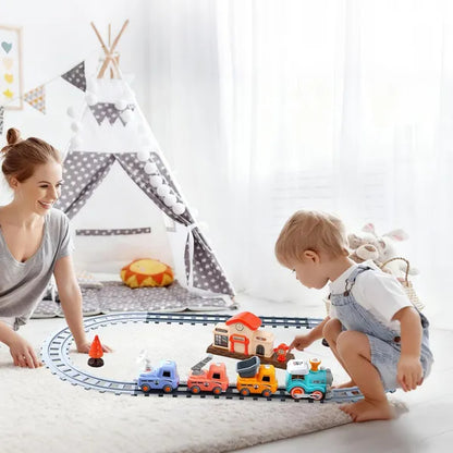 Electric Train Set with Smoke, Lights, Sound & Remote Control – additional product view 9