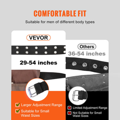 Heavy Duty Adjustable Tool Belt 29–54 in – alternate product view