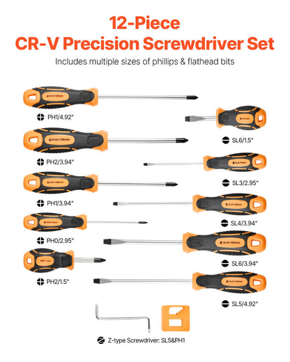 12-Piece Magnetic Screwdriver Set – alternate product view