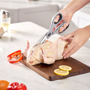 Stainless Steel Kitchen Scissors with Protective Sheath – main product view