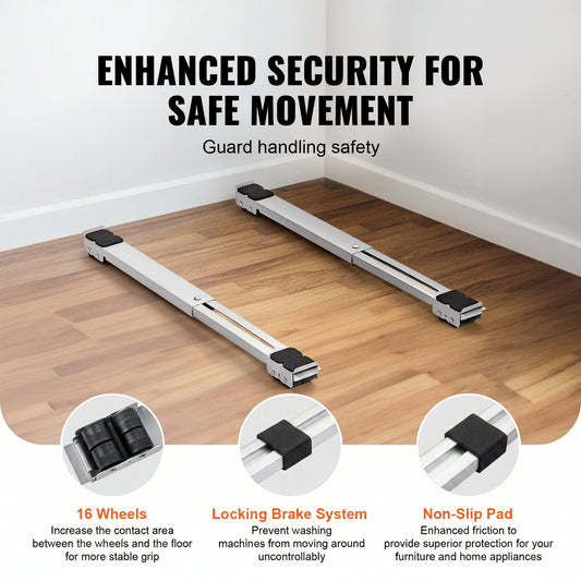 Heavy Duty Appliance Rollers 660 lb Capacity – main product view