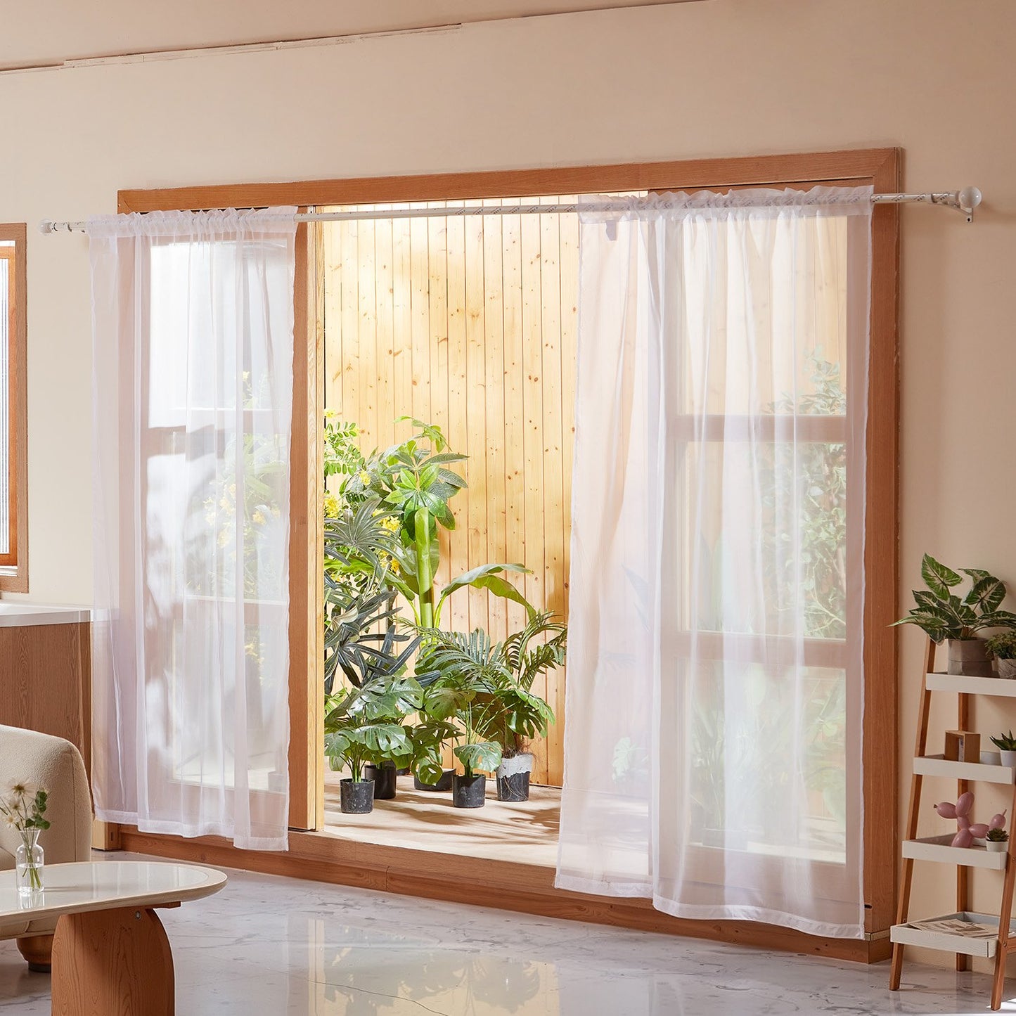 Sheer Curtains 52 x 84 in, 2 Panels – main product view