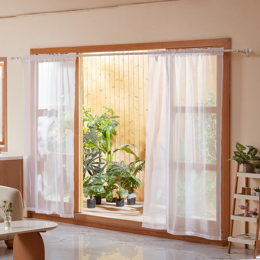 Sheer Curtains 52 x 84 in, 2 Panels – main product view