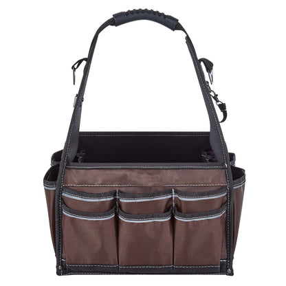 13" 45-Pocket Open-Top Tool Tote with Shoulder Strap – main product view